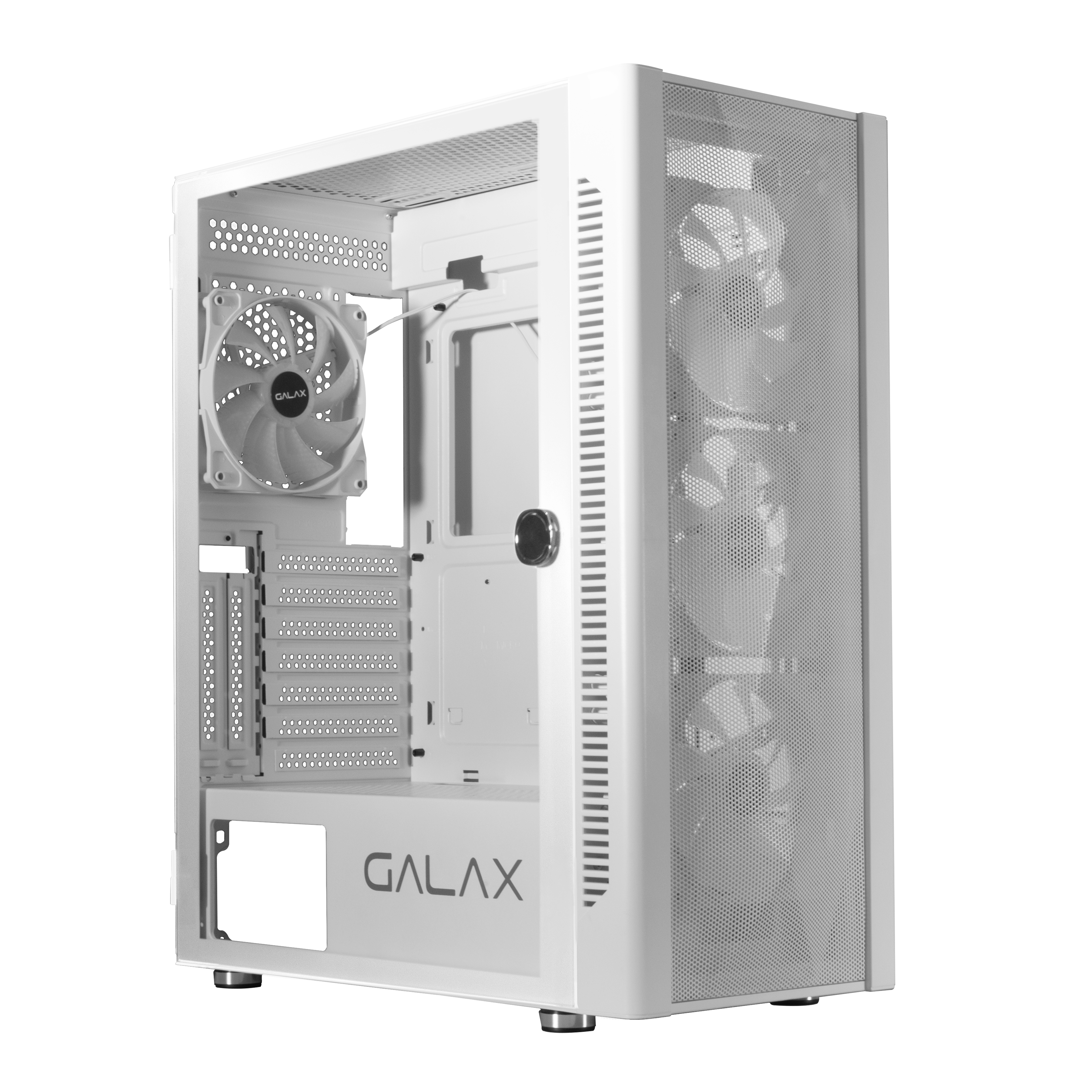 Galax Revolution-06 Gaming Case White w/ 4 ARGB Fans
